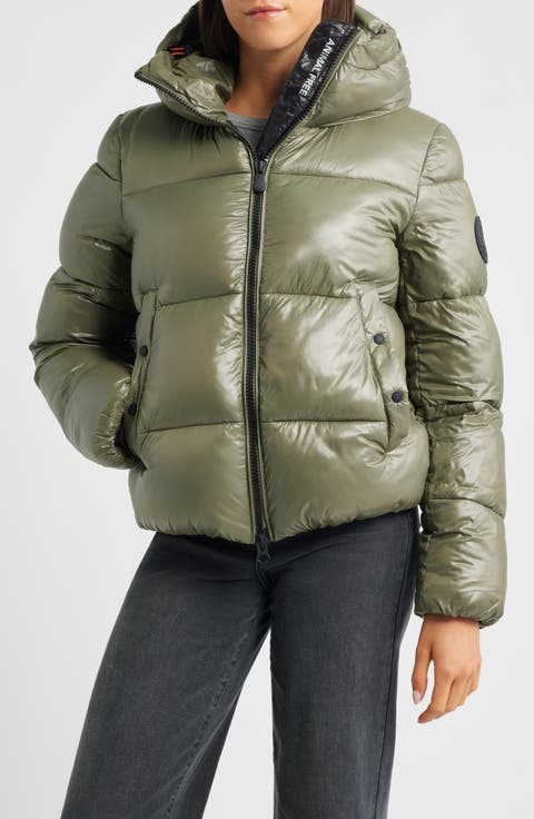 Biddy Water Repellent Hooded Puffer Jacket