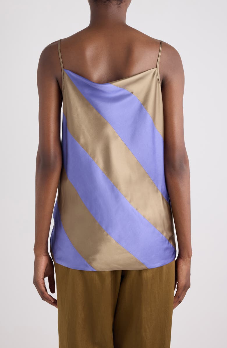 Dries Van Noten Bias Stripe Camisole, Alternate, color, Lavender