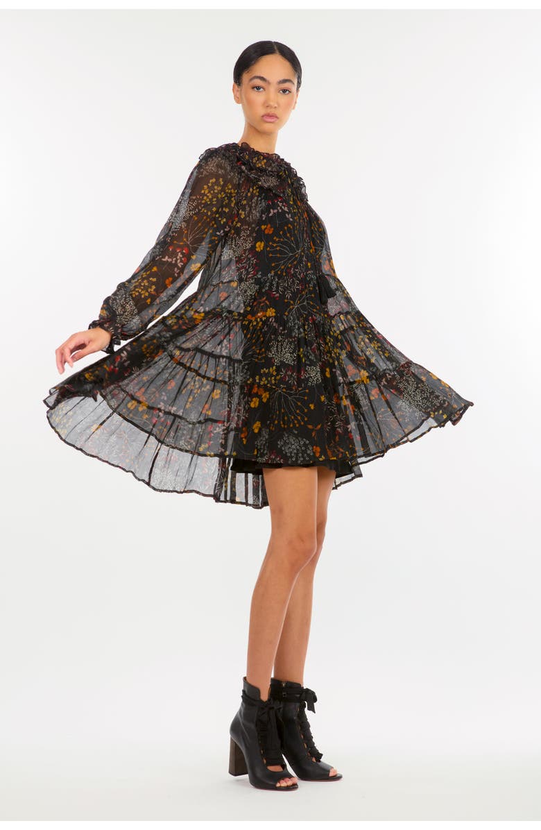 SECRET MISSION Roan Mini Dress, Alternate, color, Wildflower