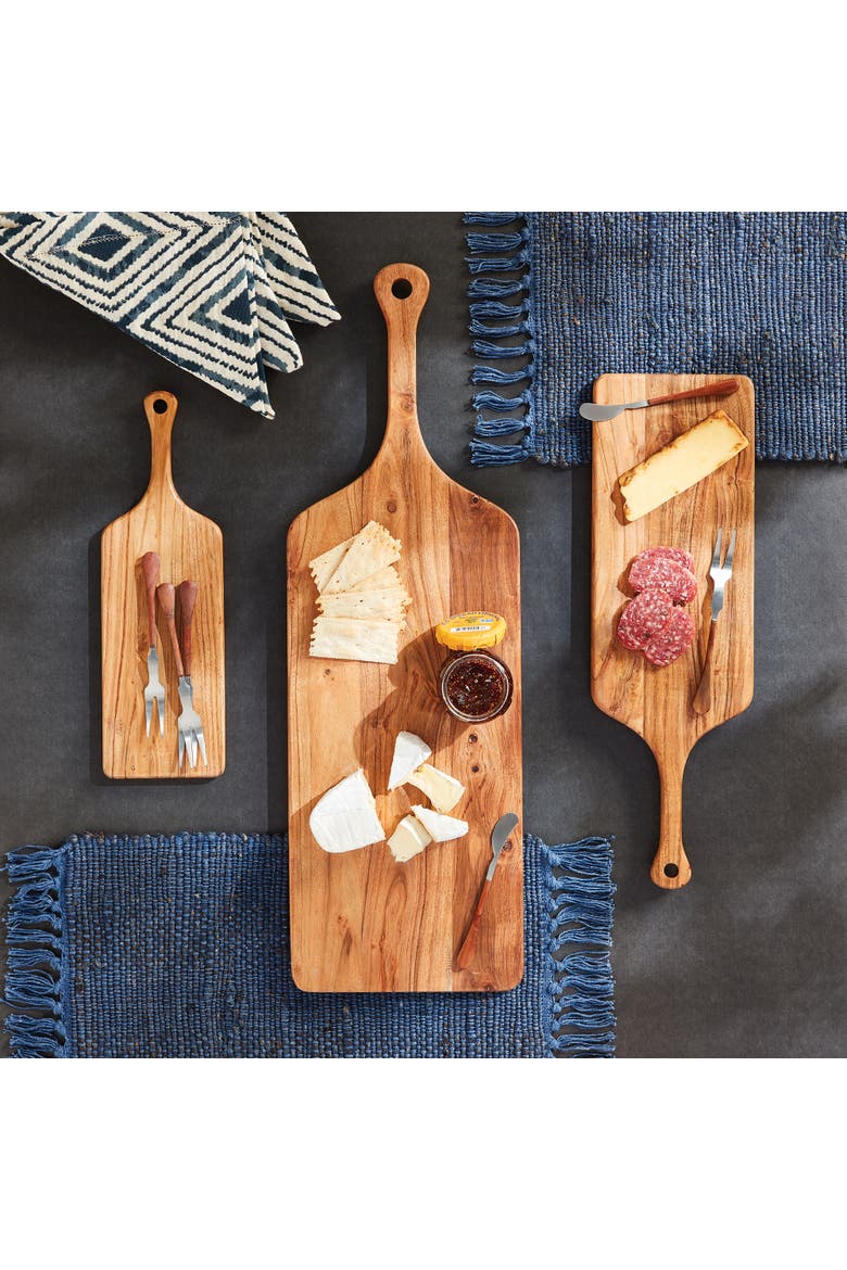 Carmella Serving Boards Set of 3, Alternate, color, Brown
