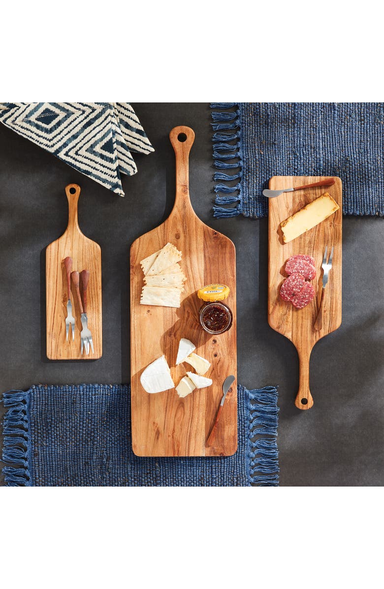 Napa Home & Garden Carmella Serving Boards Set of 3, Alternate, color, Brown