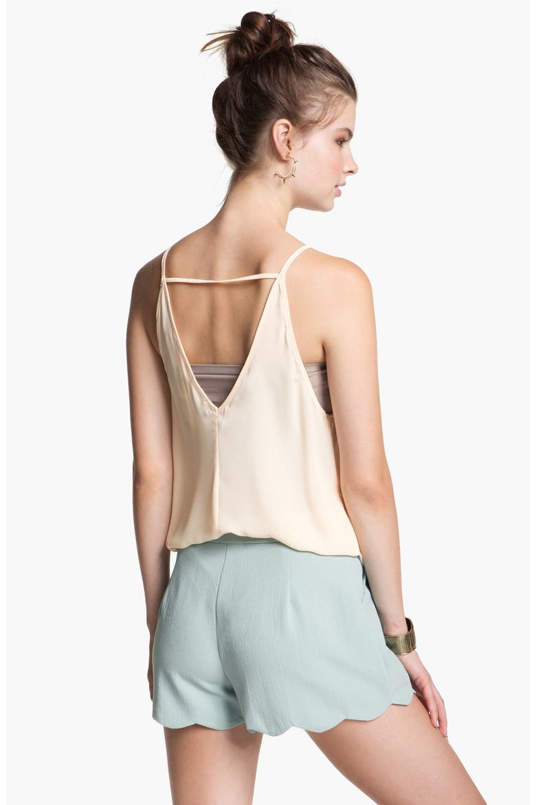 Lace Inset Camisole, Alternate, color, CREAM