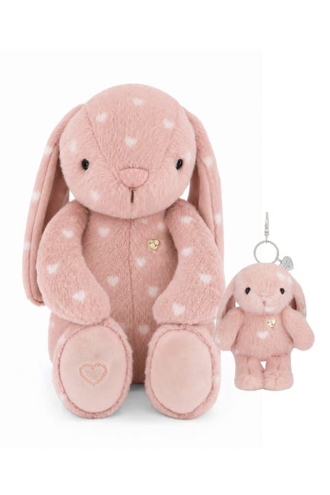 Penelope the Bunny 18" Plush & 6" Keychain Set