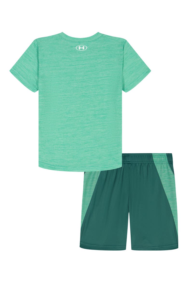 Kids' Cut & Sew Twist T-shirt & Shorts Set, Alternate, color, GREEN