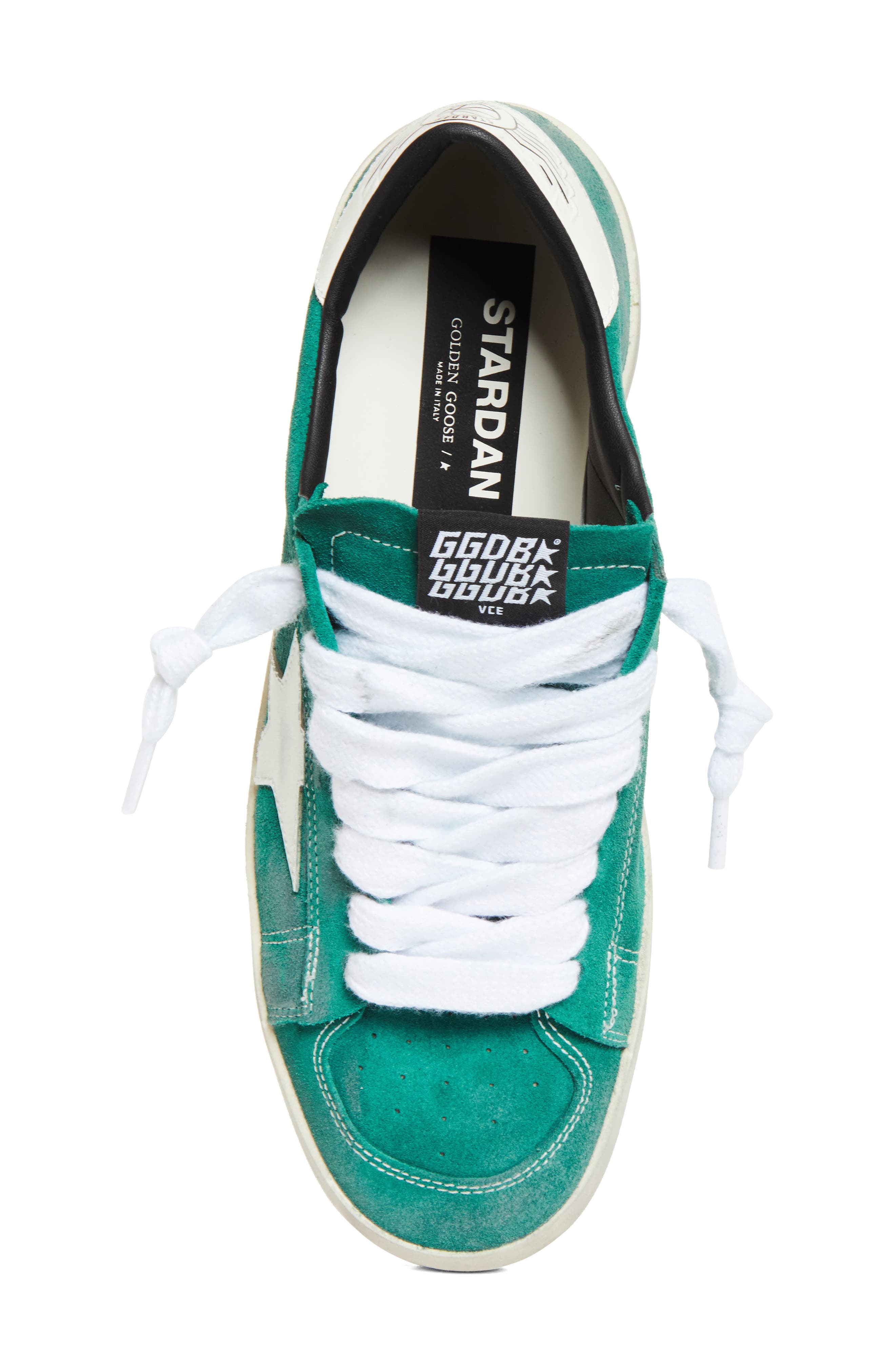 Golden Goose Stardan Sneaker, Alternate, color, Green/ White