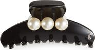 Alexandre de Paris Medium Faux Pearl Hair Clip