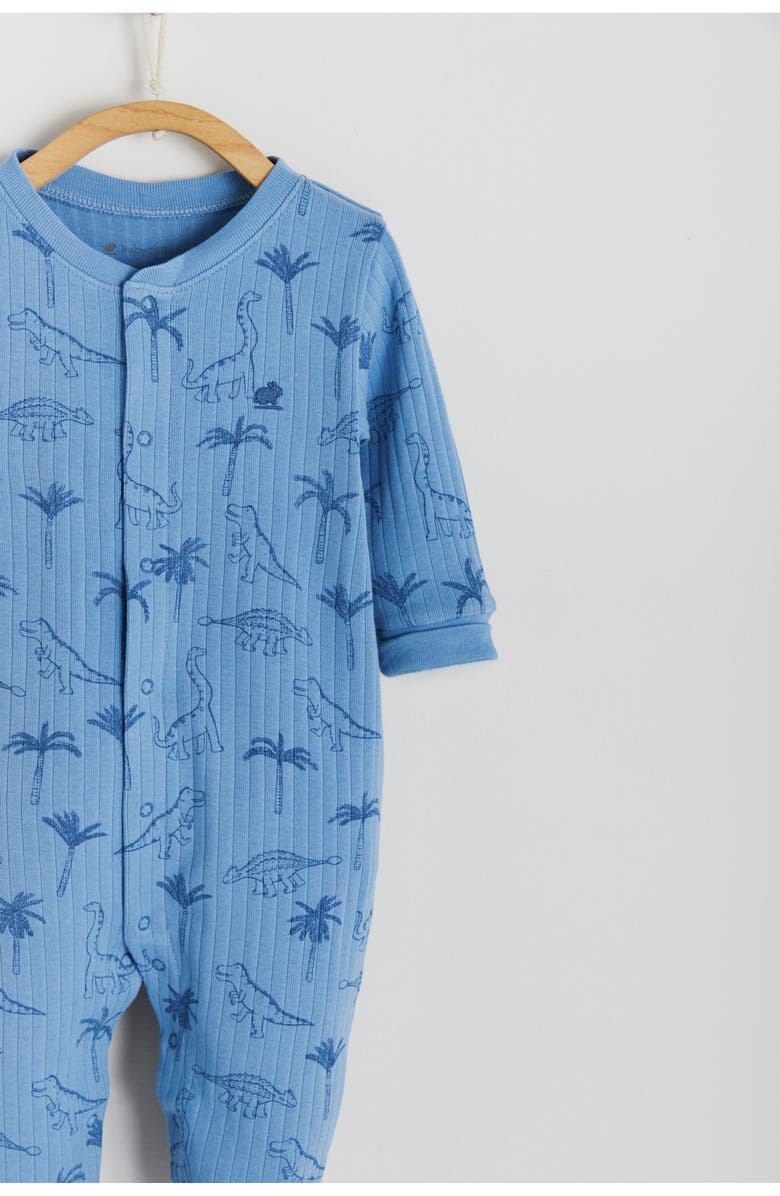 Babycottons Premium Cotton Roar Footie Pajama for Infant, Alternate, color, Full Print