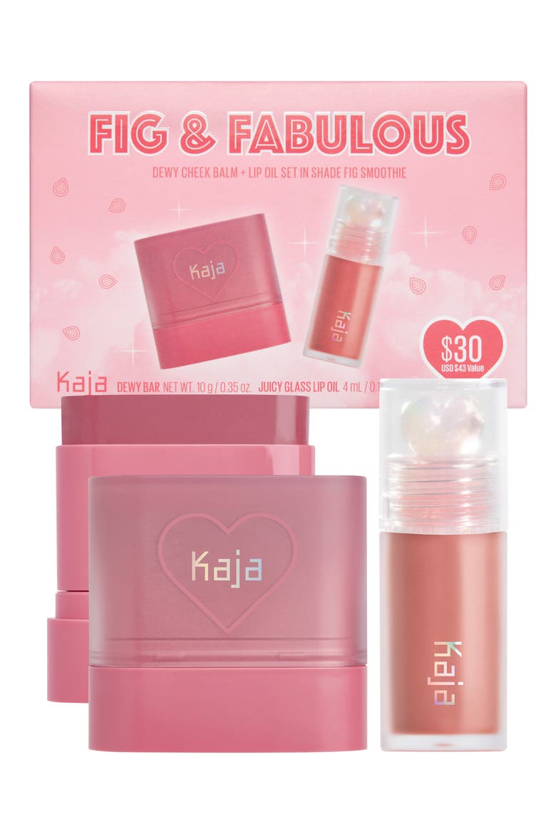 Fig & Fabulous Dewy Cheek Balm & Lip Oil Set (Nordstrom Exclusive) $43 Value, Main, color, FIG