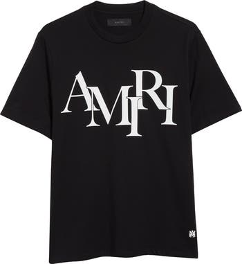 AMIRI Staggered Logo Cotton Graphic T-Shirt | Nordstrom