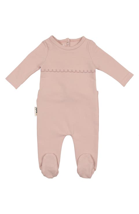 Embroidered Yoke Footie (Baby)