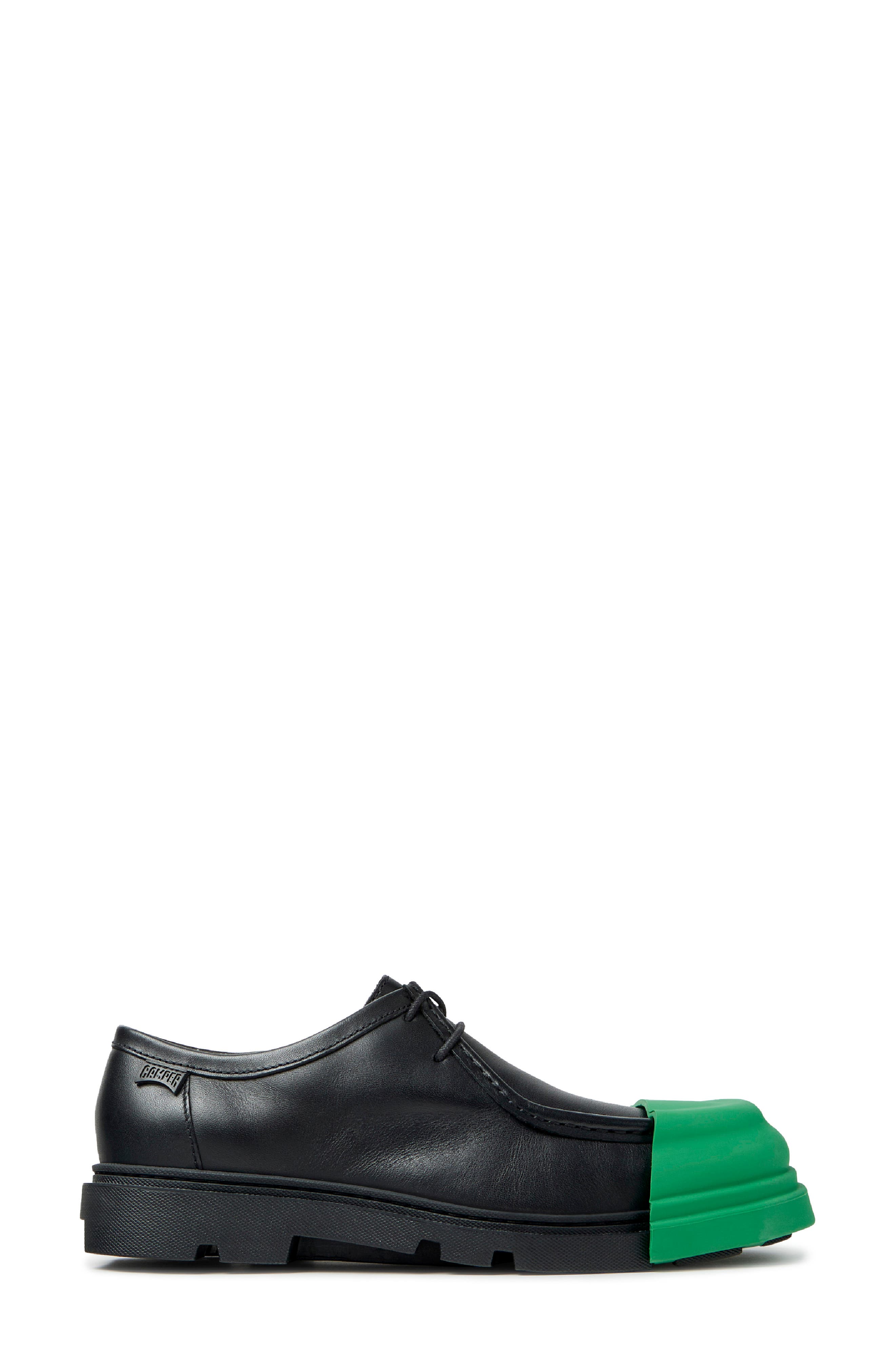 Junction Cap Toe Wallabee Chukka, Alternate, color, BLACK