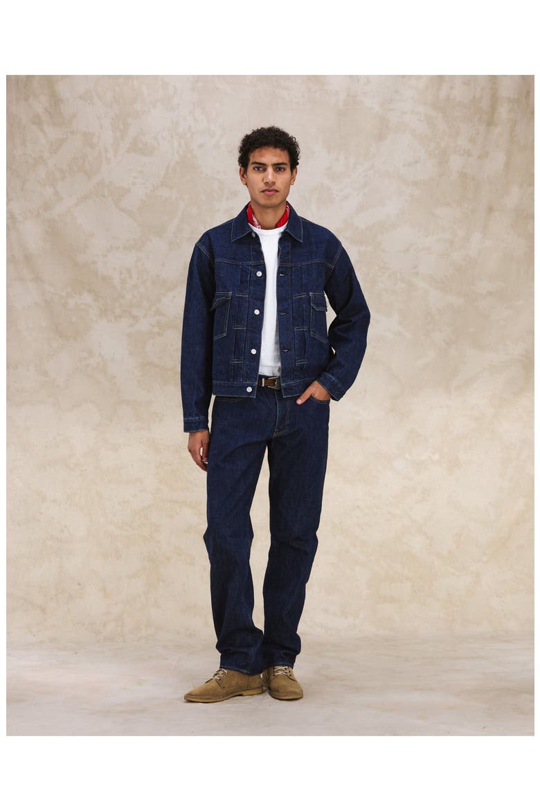 Cisco Japan Denim Jacket, Alternate, color, INDACO