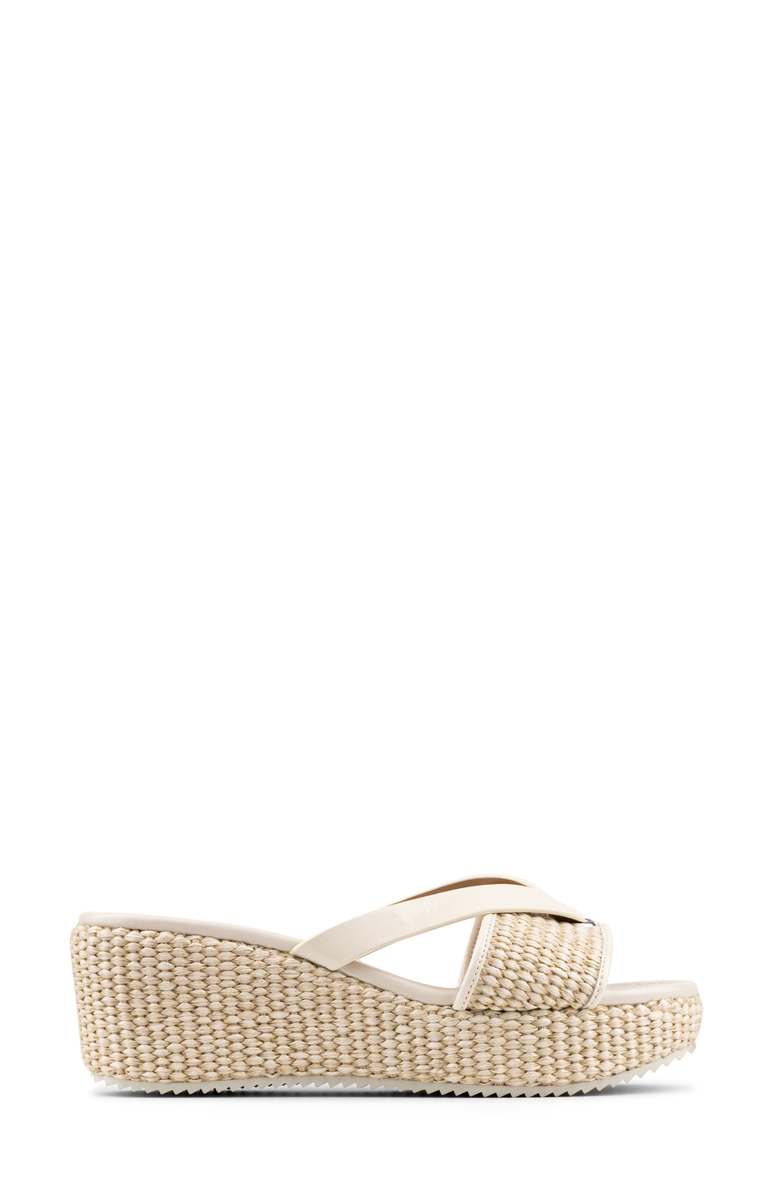 Sotira Platform Wedge Sandal, Alternate, color, BONE