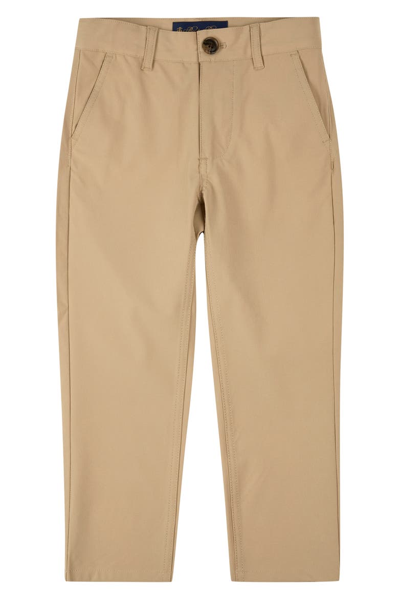 Kids' Flat Front Dress Pants, Main, color, SAND