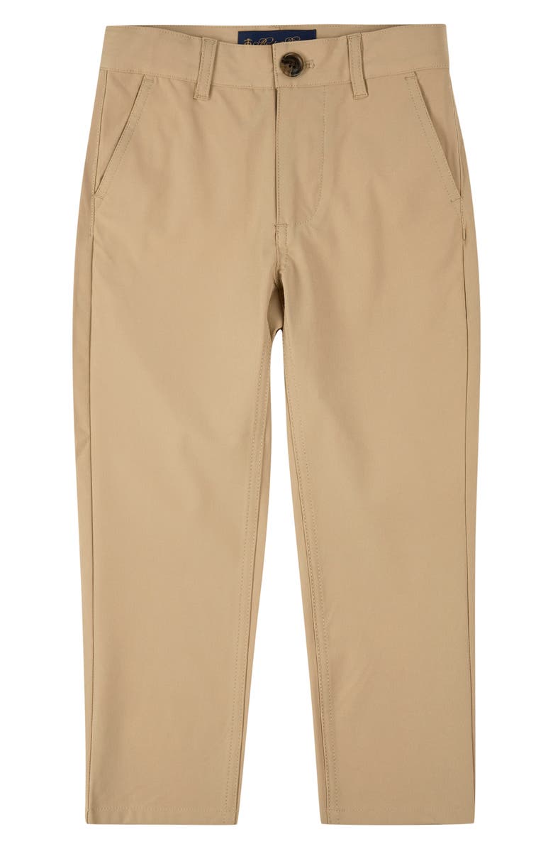 Brooks Brothers Kids' Flat Front Dress Pants, Main, color, Sand