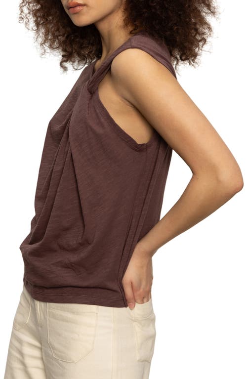 Sanctuary So Twisted Asymmetric Top In Brown