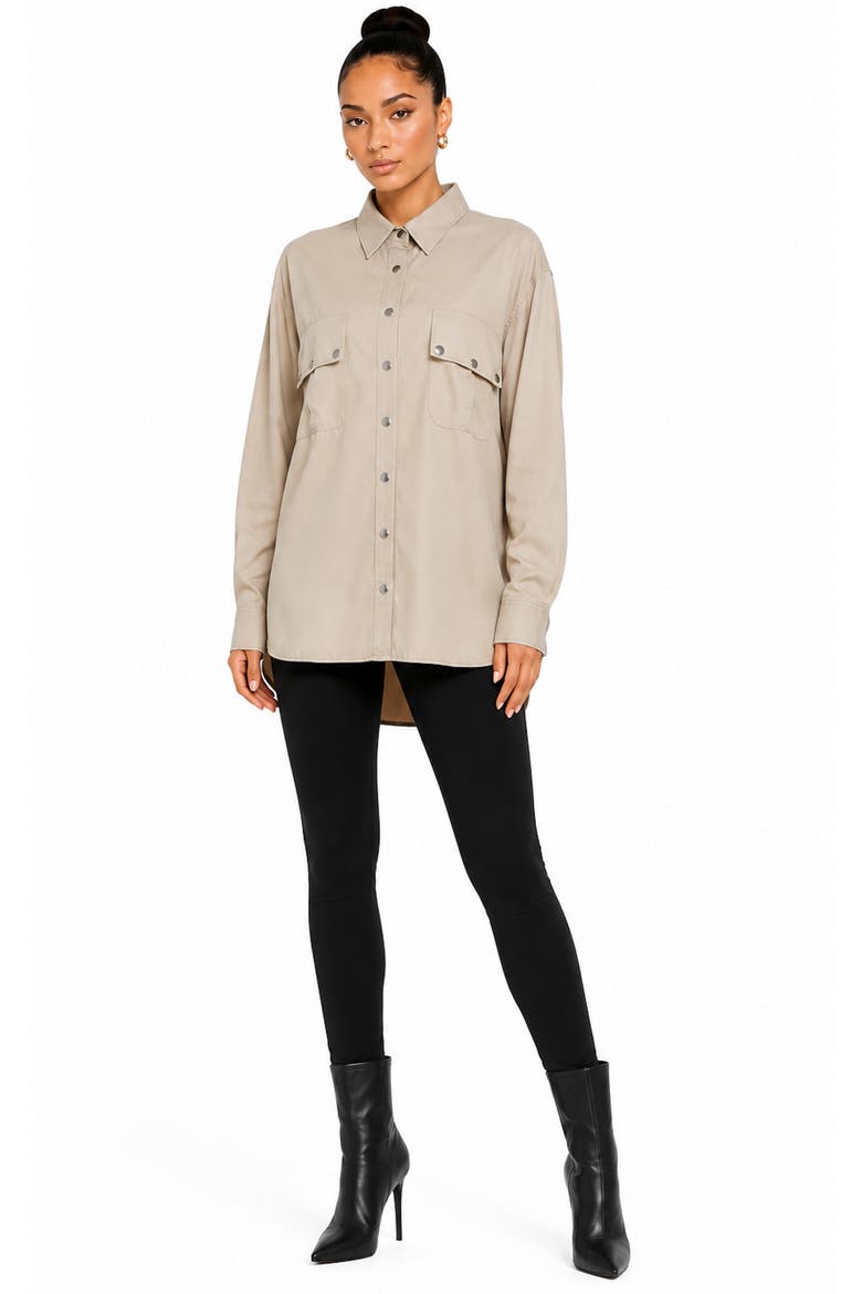 Cargo Tunic, Alternate, color, BEIGE