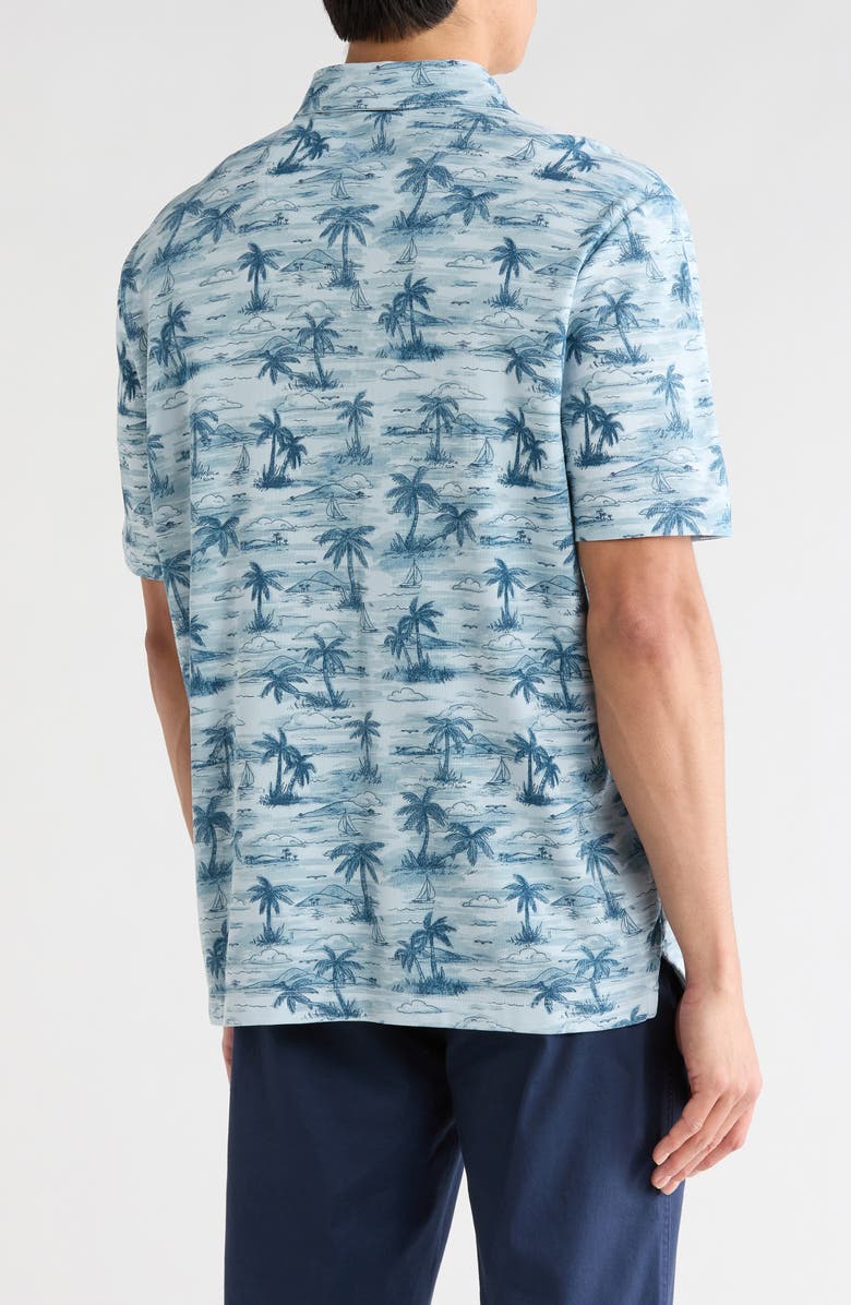 Tommy Bahama Oceanfront Palms Polo, Alternate, color, Deep Azure