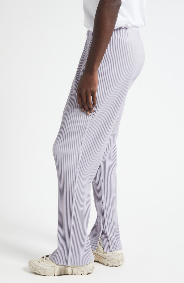 Homme Plissé Issey Miyake Monthly Colors June Pleated Straight Leg Pants, Alternate, color, Cloud Gray