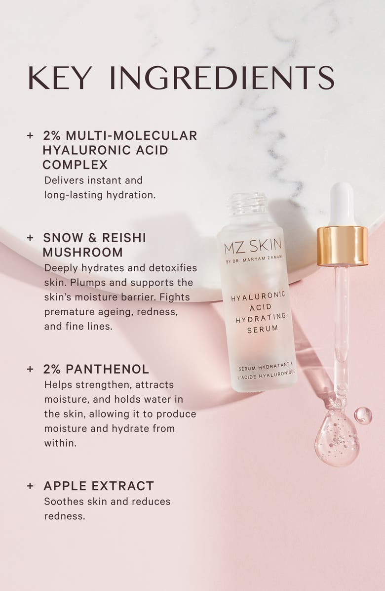 MZ Skin Hyaluronic Acid Hydrating Serum, Alternate, color, 