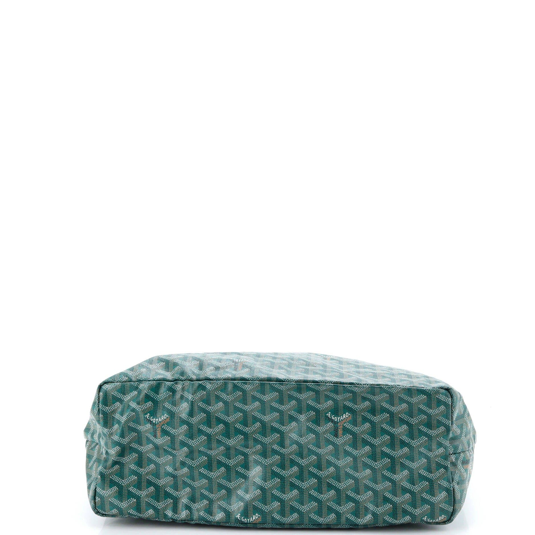 Pre-Owned Goyard Saint Louis Tote Coated Canvas PM, Alternate, color, Green