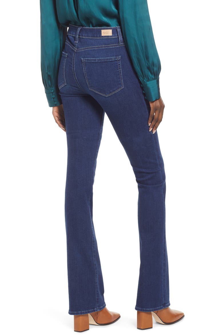 Manhattan High Waist Bootcut Jeans, Alternate, color, SUMMER BREEZE
