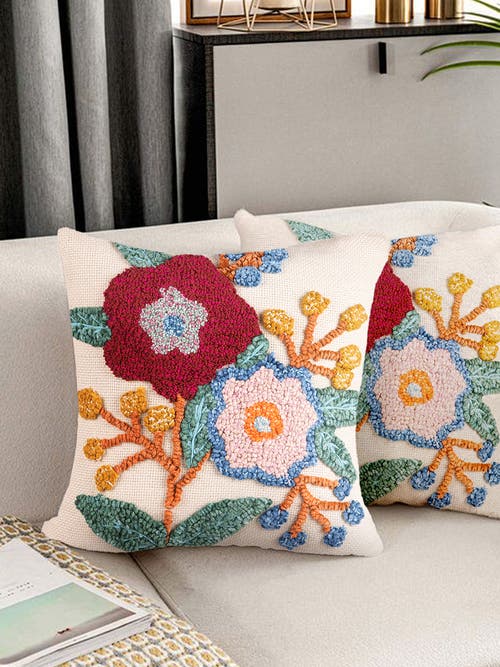 Gauri Kohli Prague Throw Pillow Cover In Multi