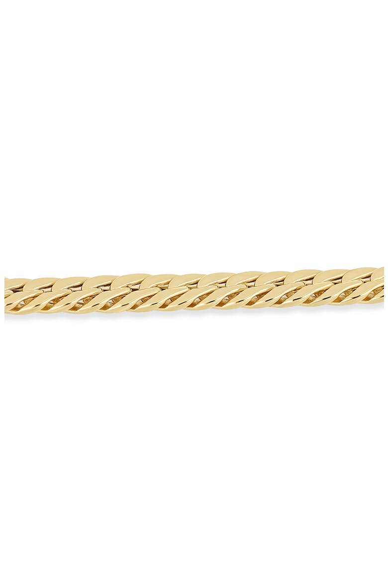 14k Gold Cuban Link Bracelet, Alternate, color, 14KY