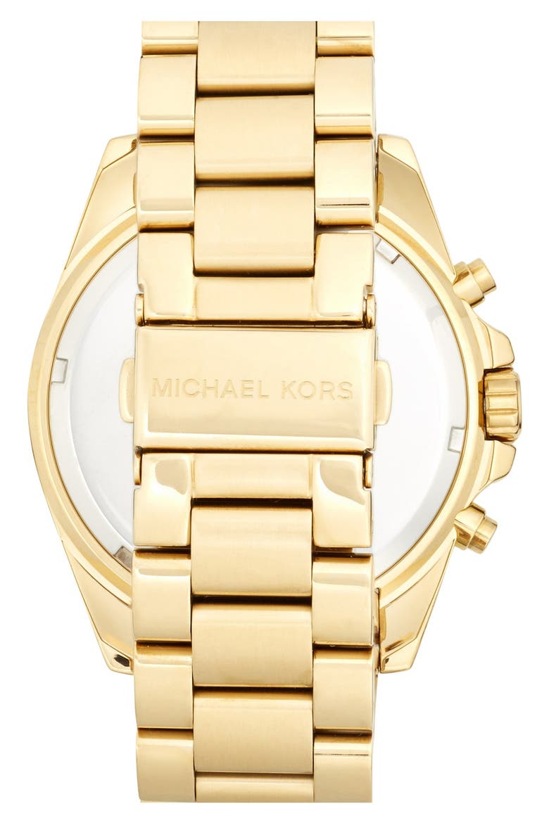 'Bradshaw' Chronograph Bracelet Watch, 43mm, Alternate, color, GOLD/ TURQUOISE