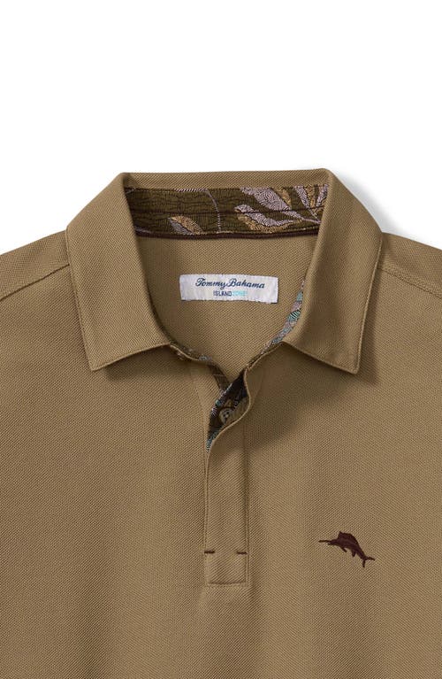 Tommy Bahama Vintage Vines Long Sleeve Five O'clock Islandzone® Piqué Polo
