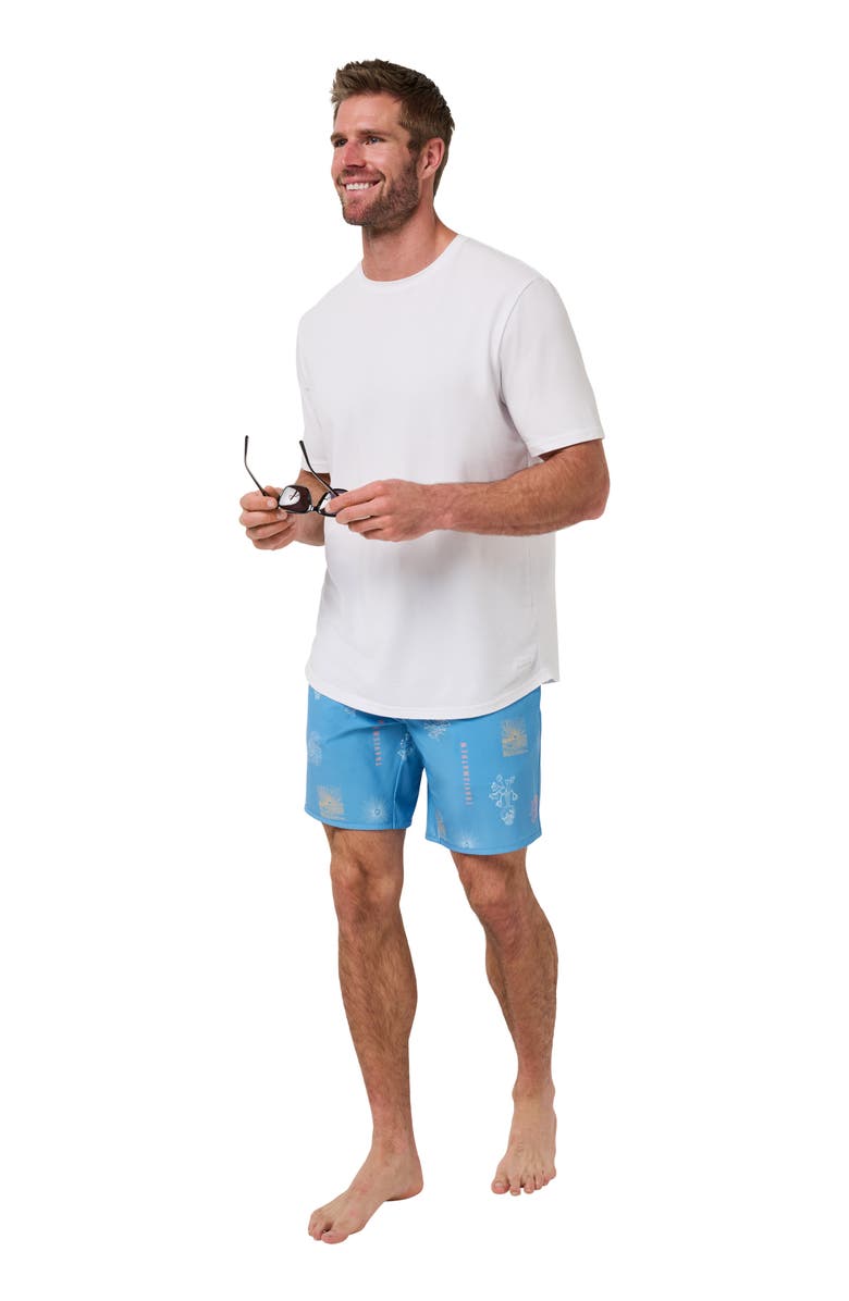 TravisMathew Passport Board Shorts, Alternate, color, Pacific Coast