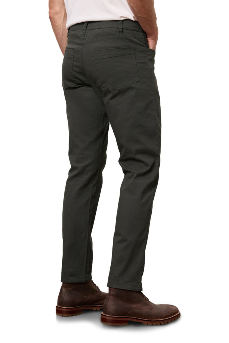 Organic Cotton Stretch Twill 5-Pocket Pant, Alternate, color, Oak