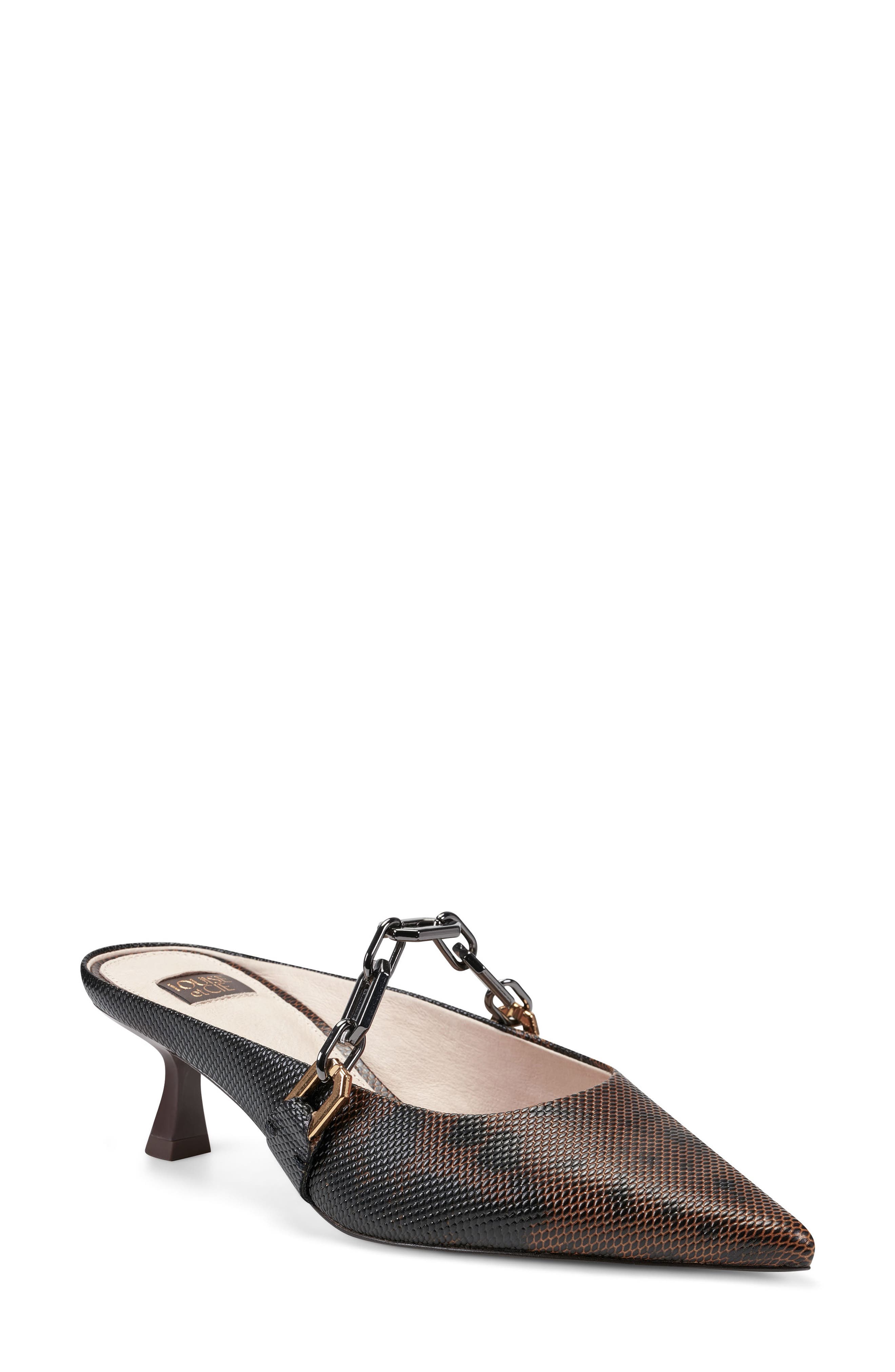 Fionnah Mule, Main, color, DARK BREW MULTI LEATHER