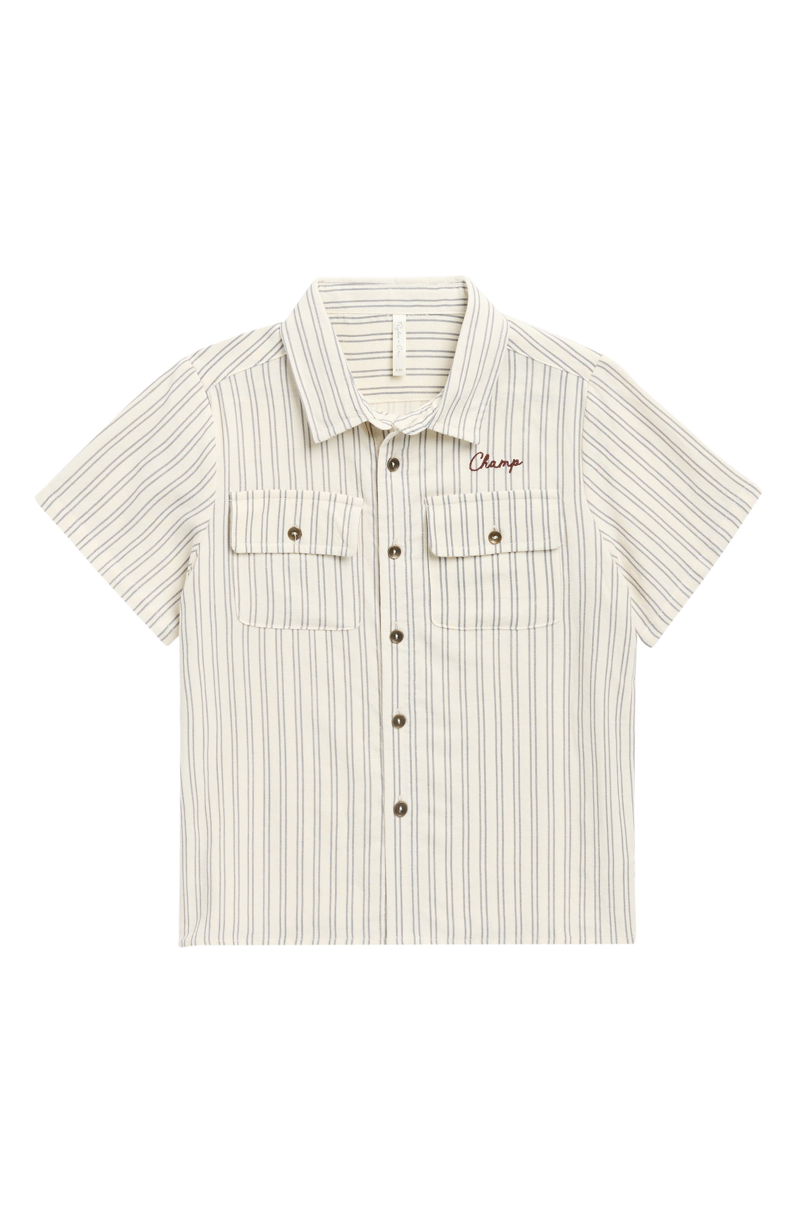 Kids' Champ Striped Short Sleeve Shirt