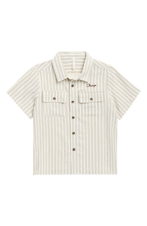 Kids' Champ Striped Short Sleeve Shirt