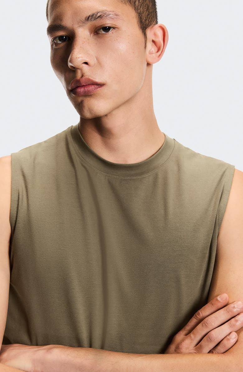 On Focus Performance Sleeveless T-Shirt, Alternate, color, Kalamata