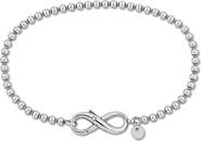 DELMAR Infinity Bead Link Bracelet