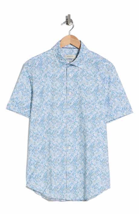 Bugatchi Short Sleeve Woven Shirt
