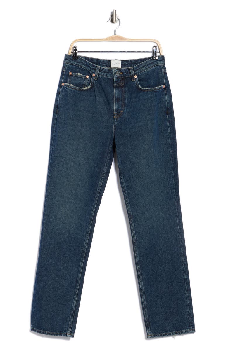 Closed Roan Straight Leg Jeans, Alternate, color, Dark Blue