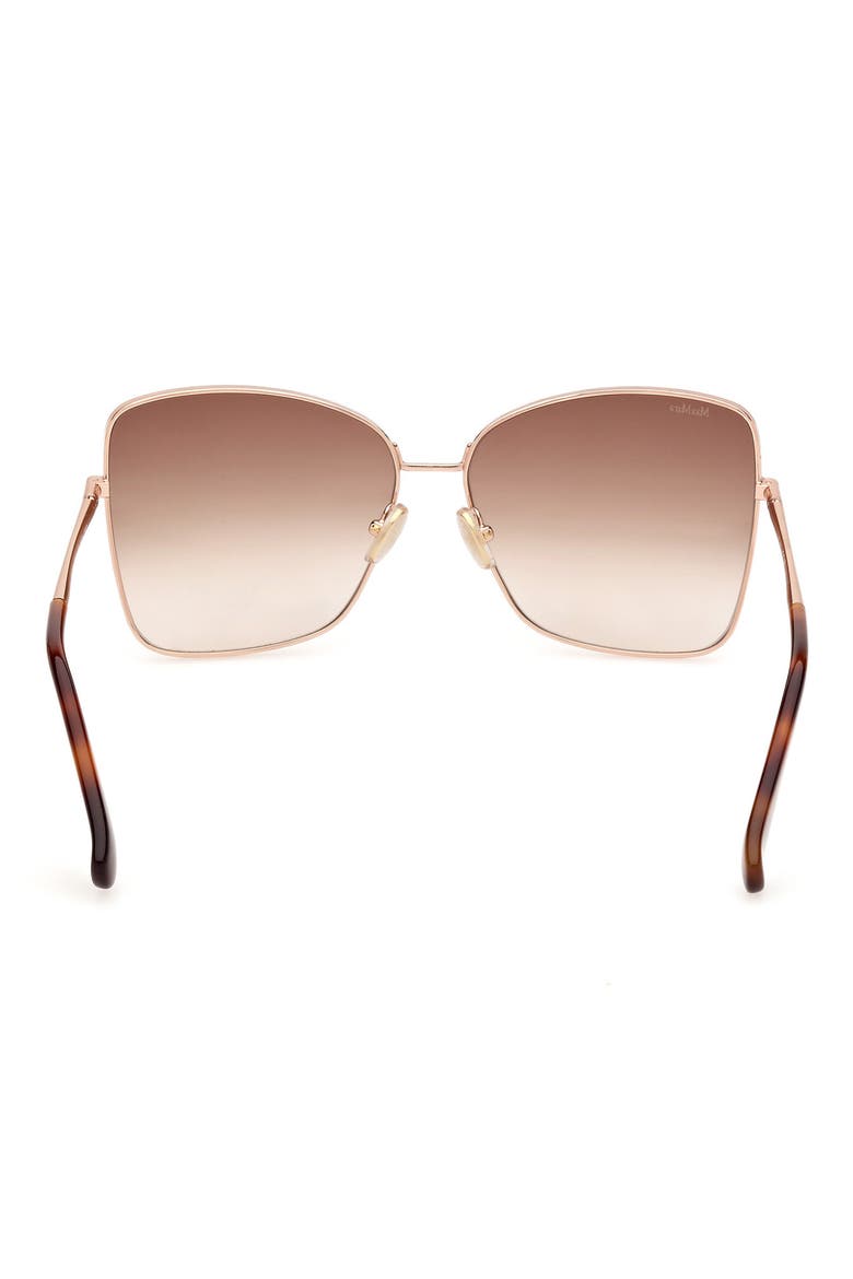 Menton1 59mm Sunglasses, Alternate, color, SHINY ROSE GOLD / BROWN