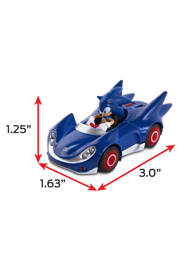 Allstars Racing Sonic 164 Diecast Metal Car, Alternate, color, Multicolored