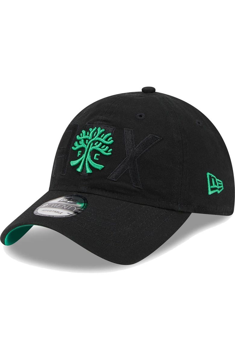 New Era Men's New Era Black Austin FC Kick Off 9TWENTY Adjustable Hat, Alternate, color, 