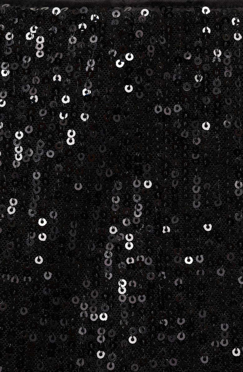 MANGO Wide Leg Sequin Pants, Alternate, color, 