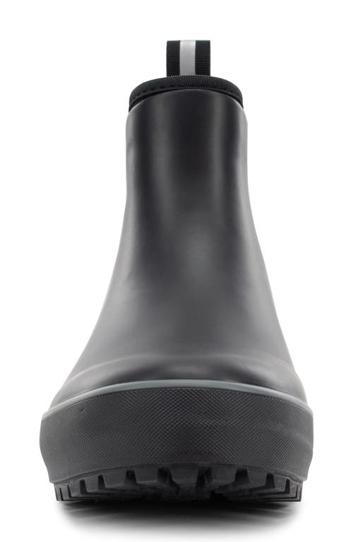 Chooka Everyday Ankle Rain Bootie In Black