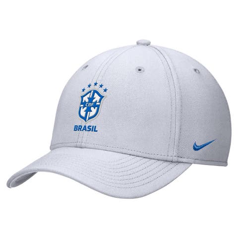 Men's Nike White Brazil National Team Rise Swoosh Performance Flex Hat