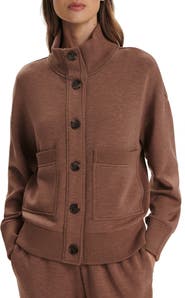 Varley Sabrina DoubleSoft® Button-Up Sweatshirt