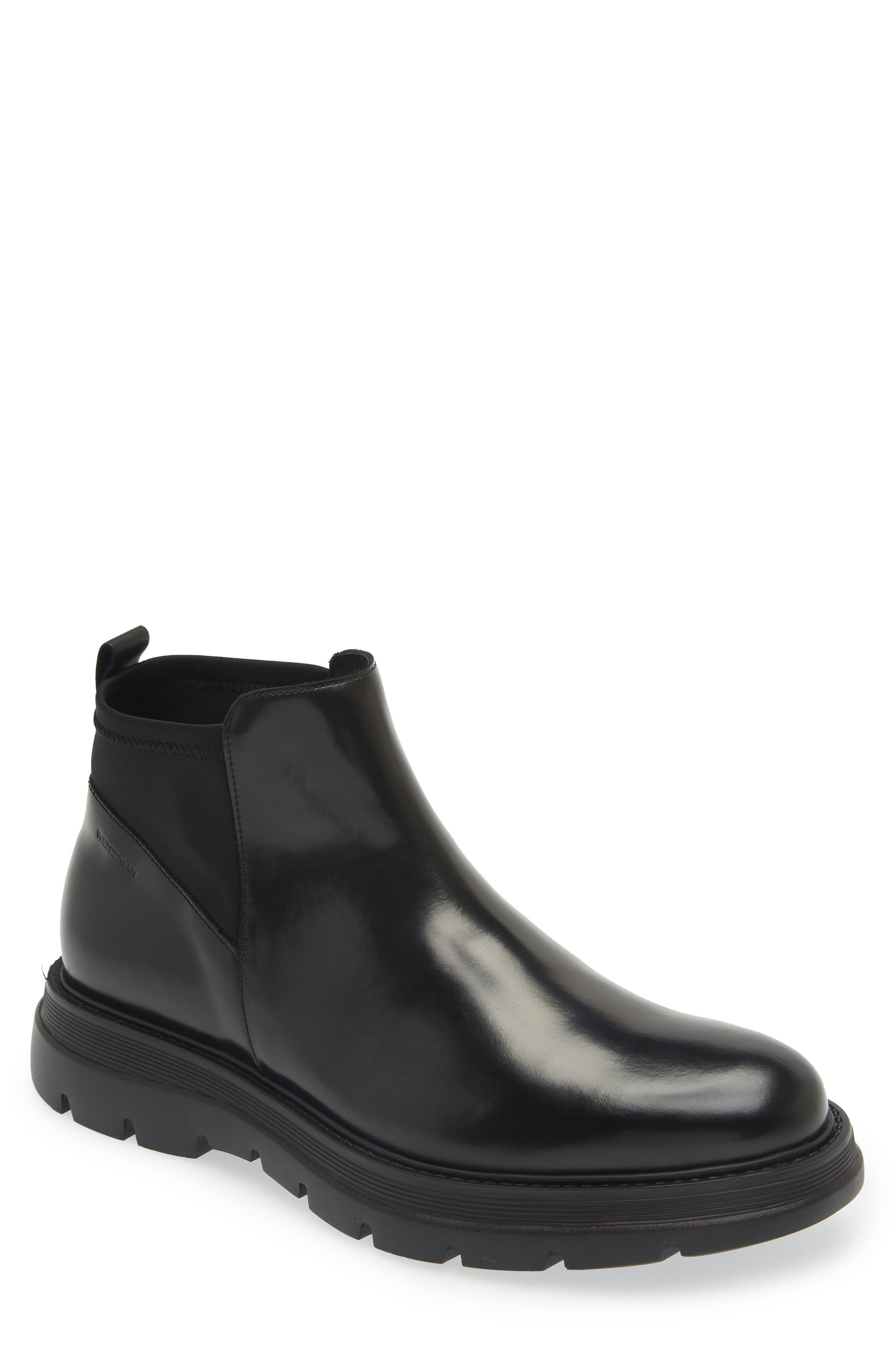 Stuart Weitzman Aiden Chelsea Boot, Main, color, Black