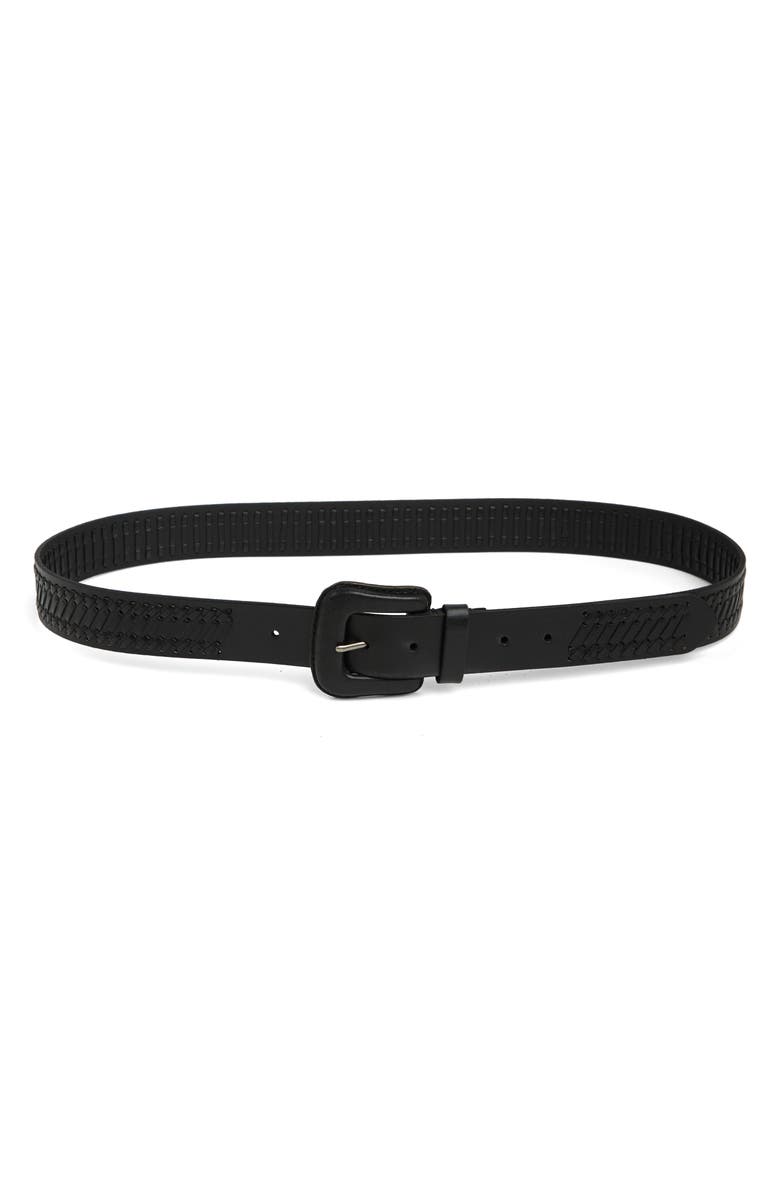 Frye Leather Belt, Main, color,