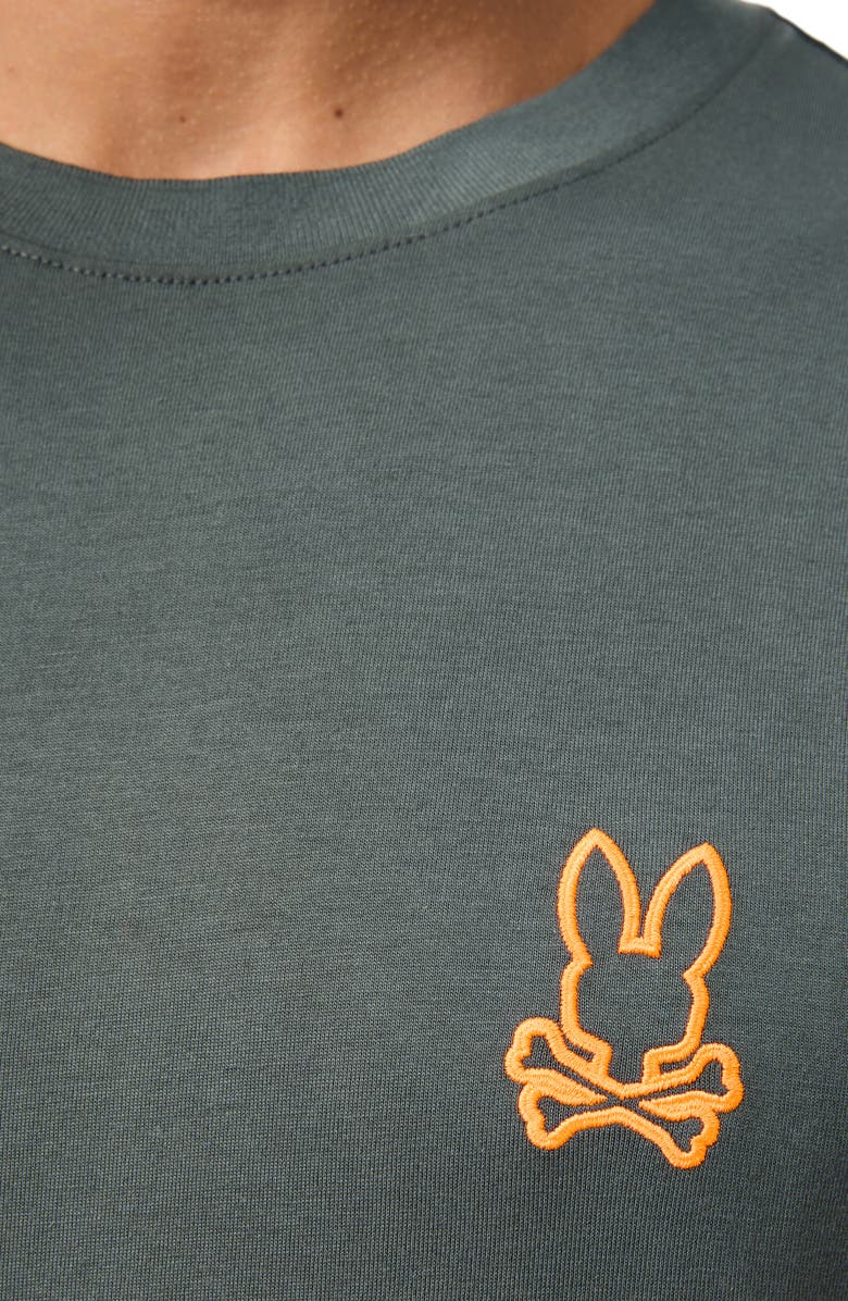 Psycho Bunny Stanwood Tipped Pima Cotton T-Shirt, Alternate, color, 
