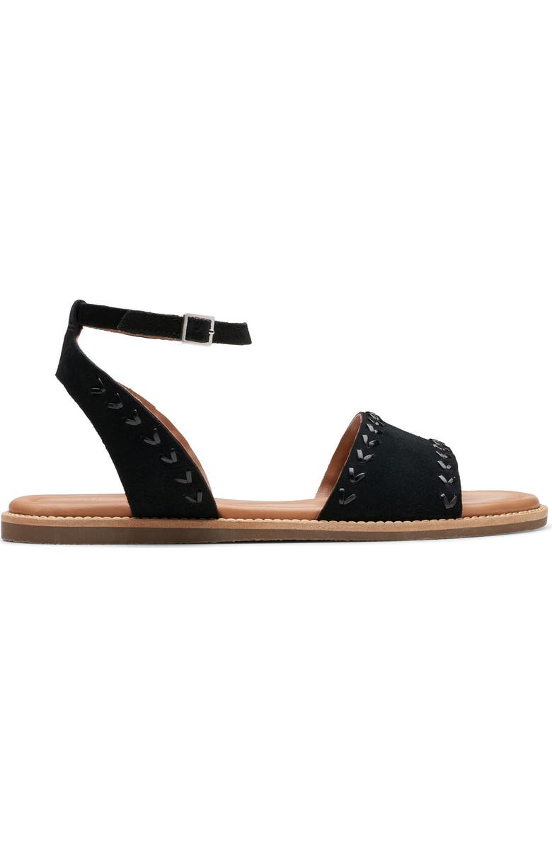 Clarks<sup>®</sup> Maritime May Sandal, Alternate, color, Black Sde